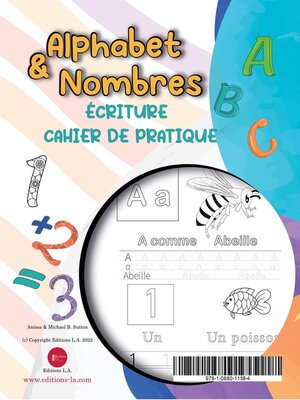 cover image of Cahier d'écriture--Apprendre à tracer les lettres et les chiffres